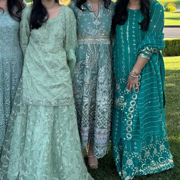 Indian Pakistani fancy party maxi By Elan brand - Picture 1 of 3